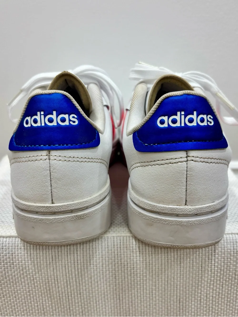 Adidas Grand Court Base Sneakers White Pink Blue GY0030 Women’s Size 7